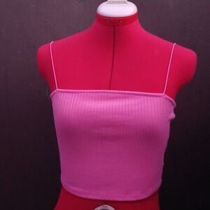 Forever 21 Spaghetti Straps Crop Top Sz M